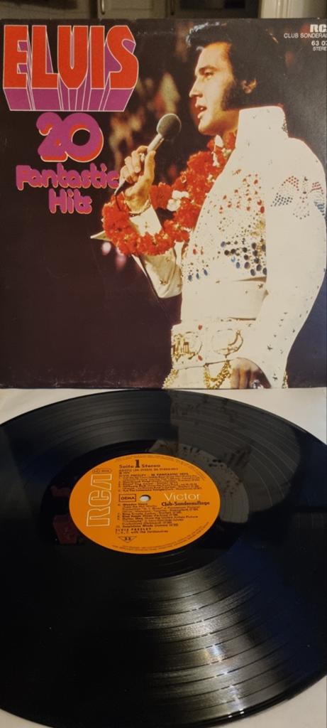 Elvis Presley - 20 Fantastic Hits LP (Vinyl), Gebruikt, Ophalen of Verzenden, 1970 - 1979, Complilatie