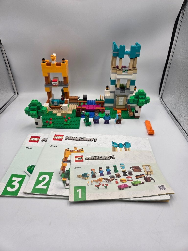 Lego Minecraft 21249 The Crafting Box 4.0, Kinderen en Baby's, Minecraft, Lego, Ophalen of Verzenden, Zo goed als nieuw