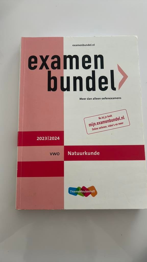 Natuurkunde vwo examenbundel, Ophalen, Zo goed als nieuw, VWO, Natuurkunde