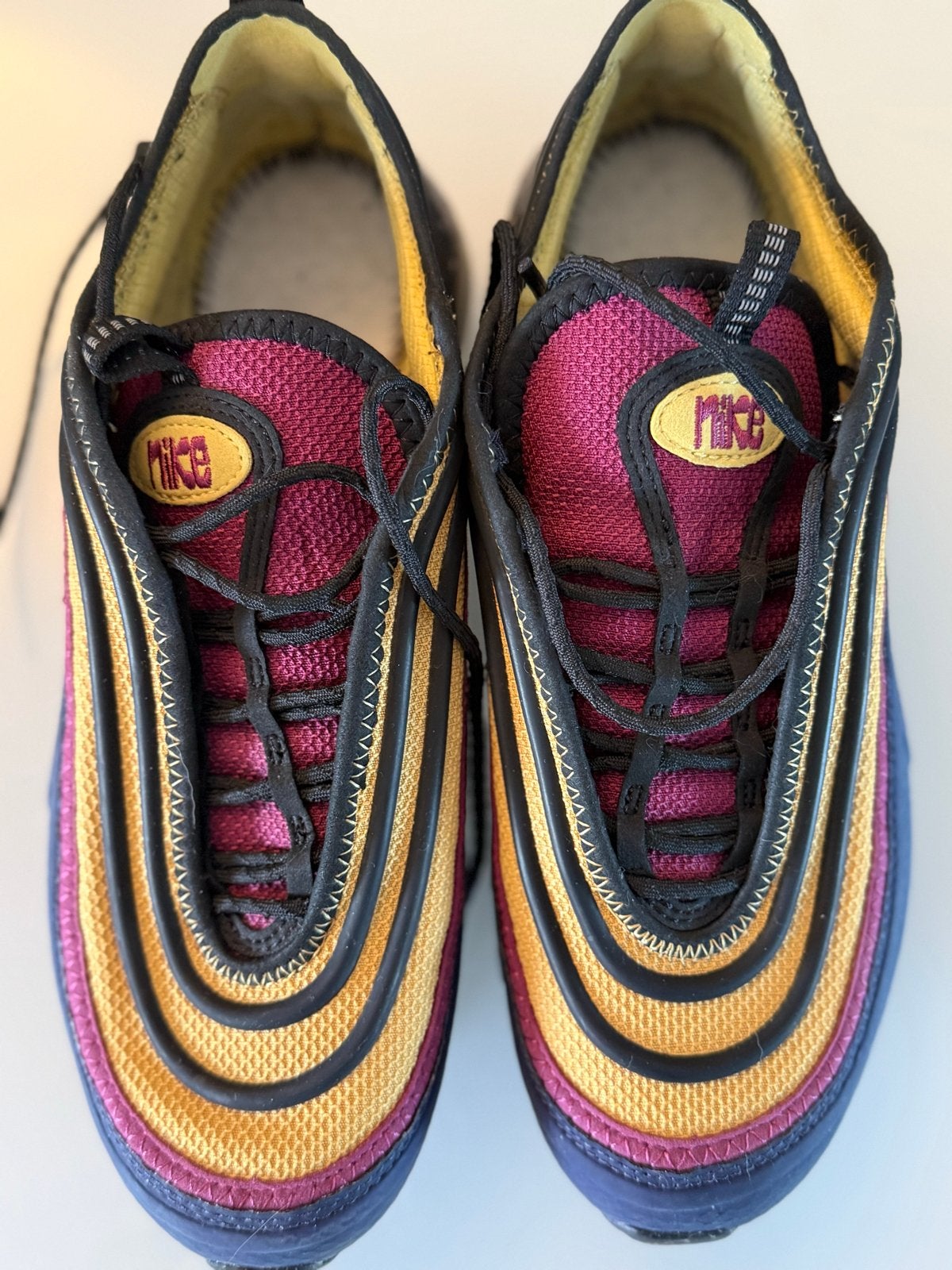 Nike Air Max 97 Sneakers - Unieke Kleurencombinatie, Kleding | Dames, Schoenen, Ophalen, Gedragen, Overige kleuren, Sneakers of Gympen
