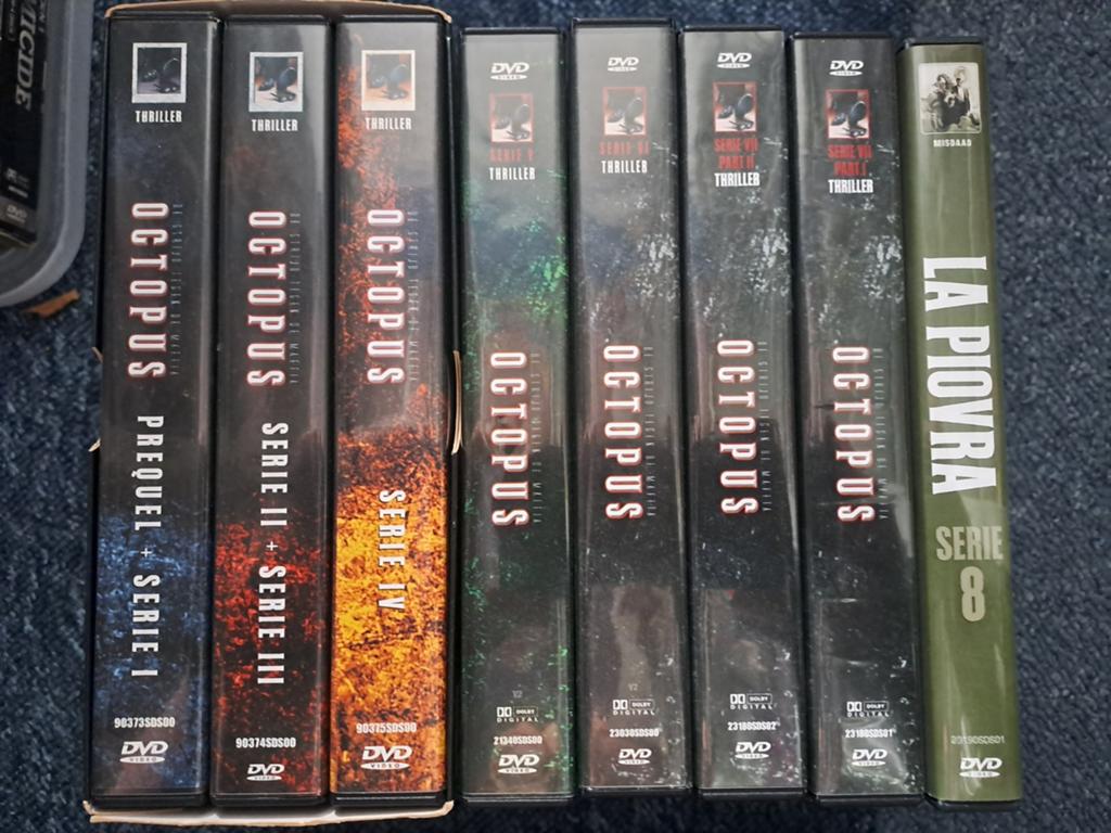 La piovra / octopus - serie 1 t/m 8 + prequel (dvd), Cd's en Dvd's, Dvd's | Tv en Series, Alle leeftijden, Ophalen of Verzenden