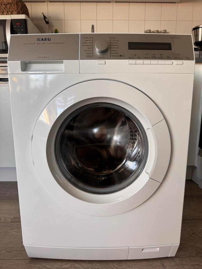 AEG Protex Lavamat Wasmachine - 7kg Inhoud, Ophalen, Gebruikt, Voorlader, Kort programma