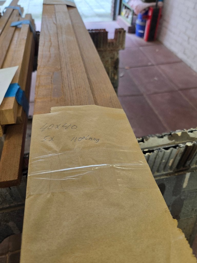 Teakhot planken latten, Doe-het-zelf en Verbouw, Ophalen, Minder dan 25 mm, Nieuw, Plank
