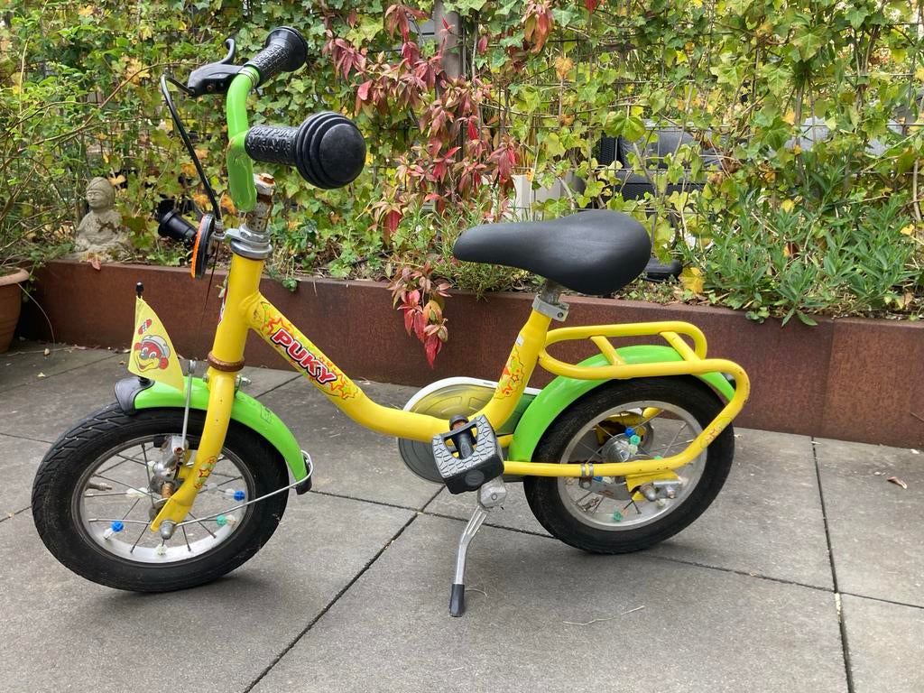Puky kinderfiets 12 inch met lage instap en zijwieltjes, Ophalen, Terugtraprem, Zijwieltjes, Gebruikt