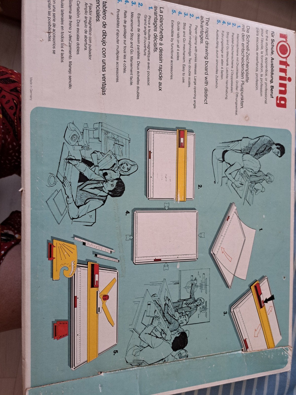 Rotring Tekenplank voor School, Opleiding, Beroep, Ophalen of Verzenden, Gebruikt, Minder dan 130 cm