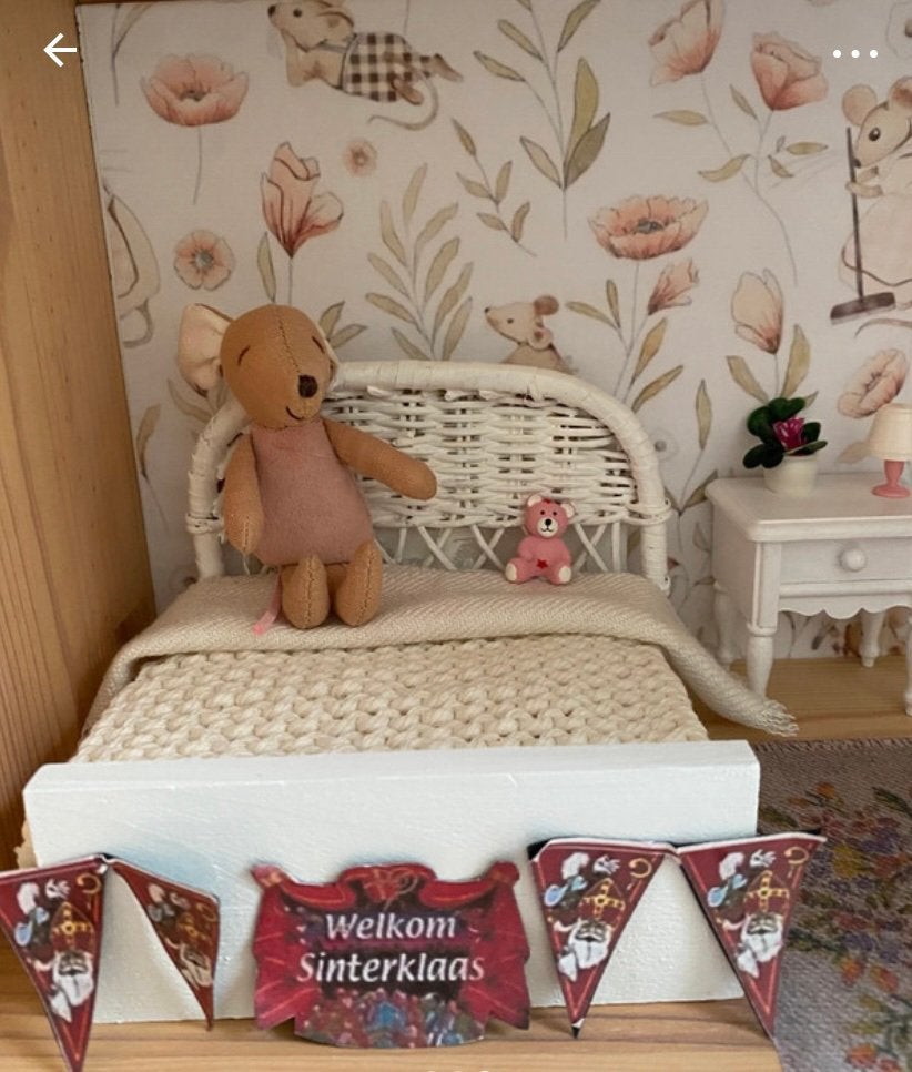 Ikea poppenhuis met meubeltjes, Ophalen of Verzenden, Zo goed als nieuw, Poppenhuis