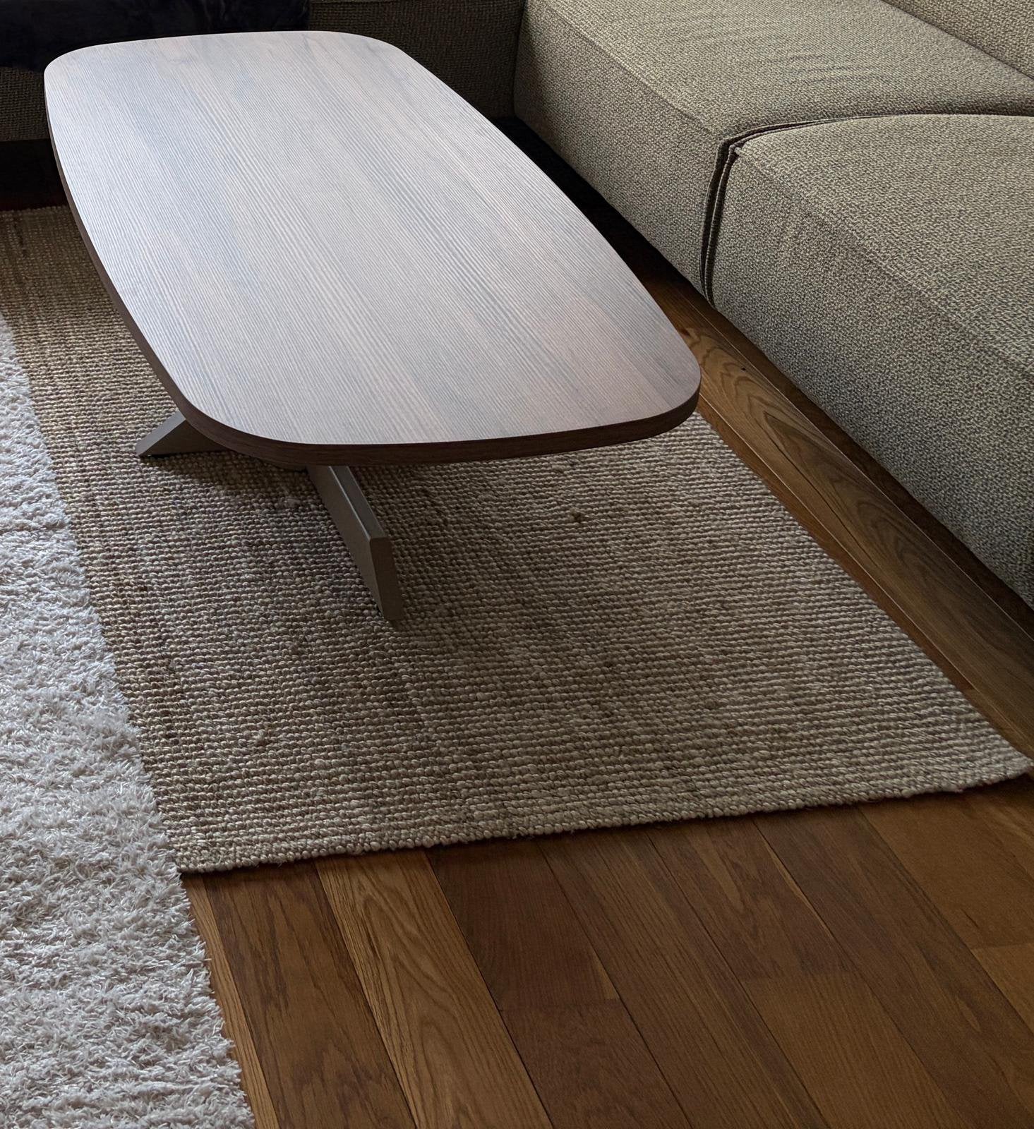 Villeroy & Boch Rosalie Jute tapijt (zgan) 170x120cm, Ophalen, 100 tot 150 cm, Beige, Zo goed als nieuw