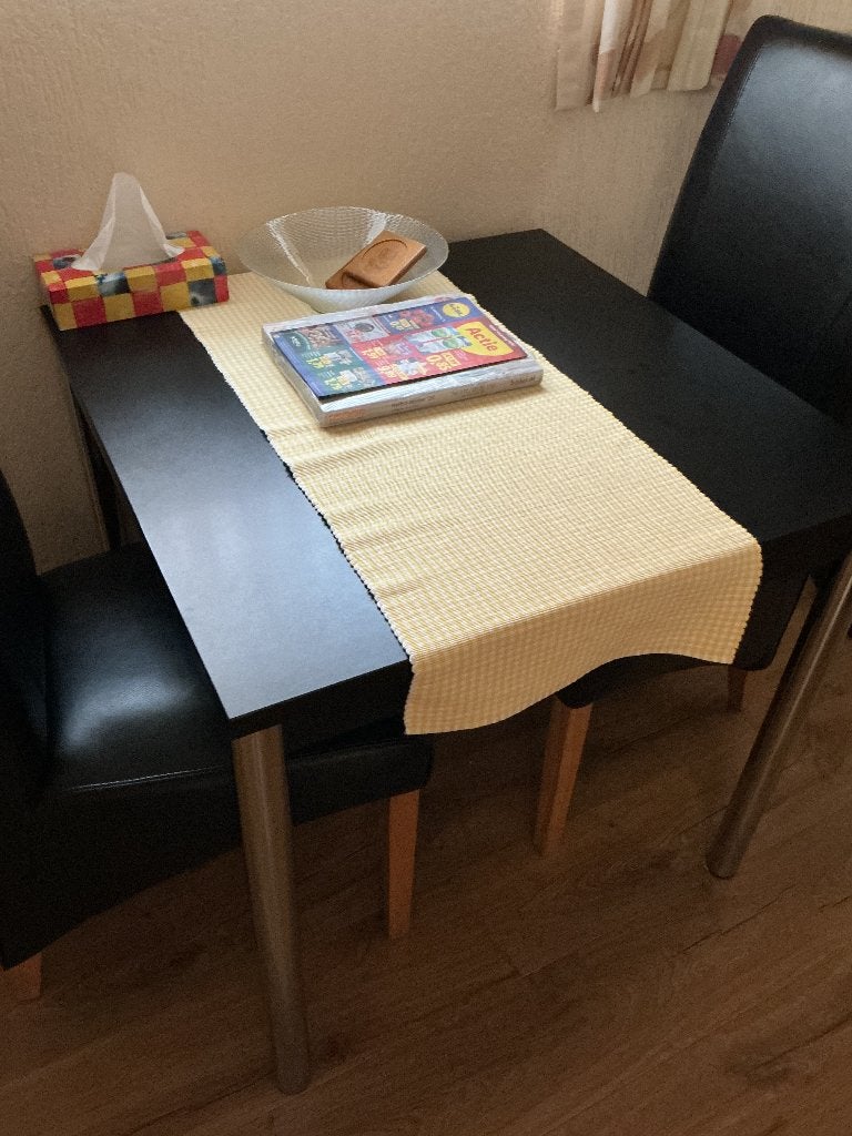 Tafel +stoelen, Ophalen, Gebruikt, 50 tot 100 cm, Vierkant