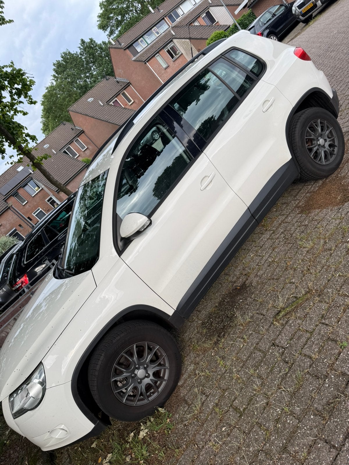 Volkswagen Tiguan 1.4 TSI 110KW 4MOTION 2008 Wit, 4 cilinders, 2000 kg, Wit, Origineel Nederlands