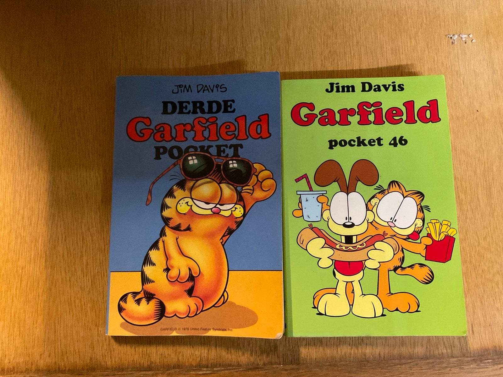 Garfield Pocket Boekjes - Derde Garfield Pocket & Pocket 46, Boeken, Meerdere stripboeken, Ophalen of Verzenden, Gelezen