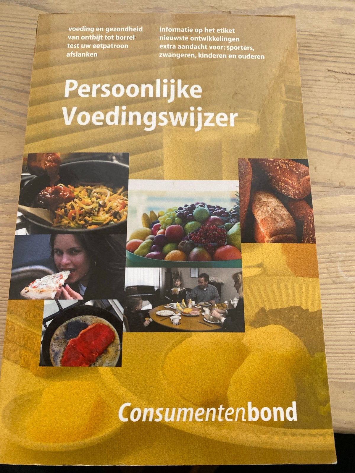 Persoonlijke Voedingswijzer - Consumentenbond, Ophalen of Verzenden, Zo goed als nieuw, Dieet en Voeding