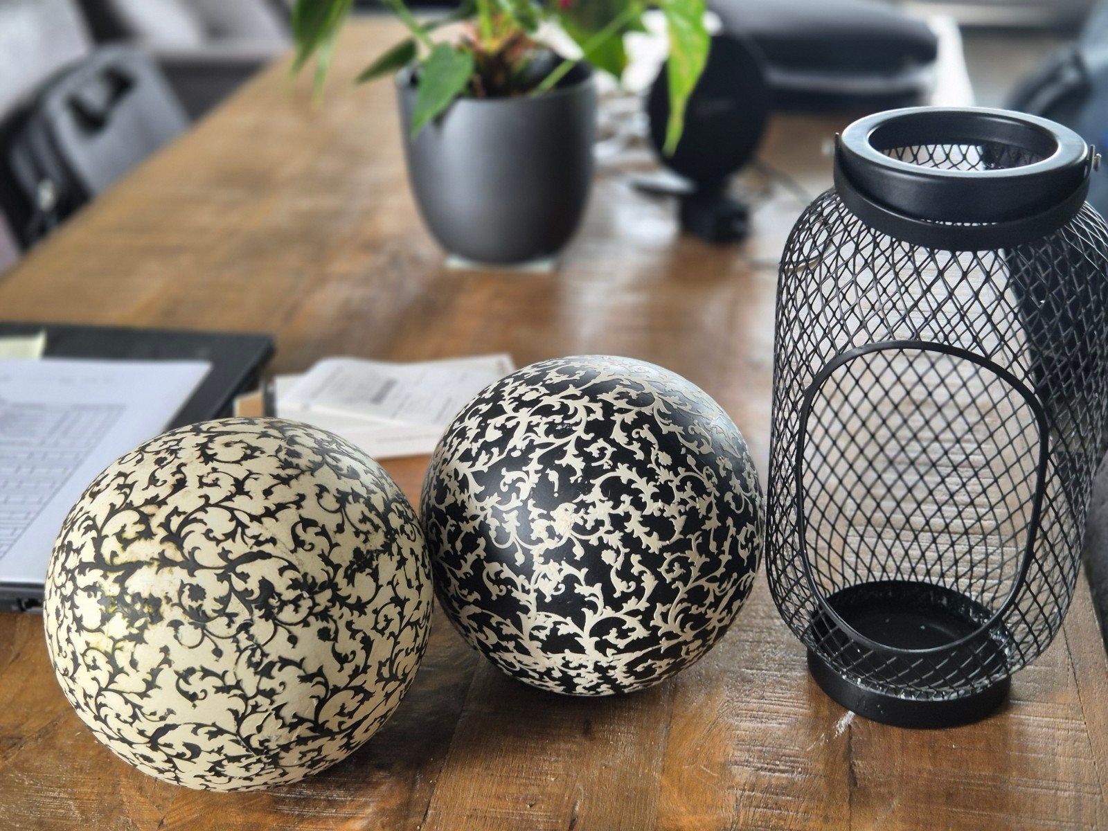 Kandelaar en 2bollen, Ophalen, Meerkleurig, Kandelaar, Overige merken
