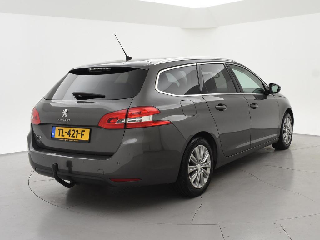 Peugeot 308 SW 1.5 BLUEHDI 130 PK PREMIUM *BTW* + TREKHAAK |, Voorwielaandrijving, Stof, Gebruikt, 4 cilinders