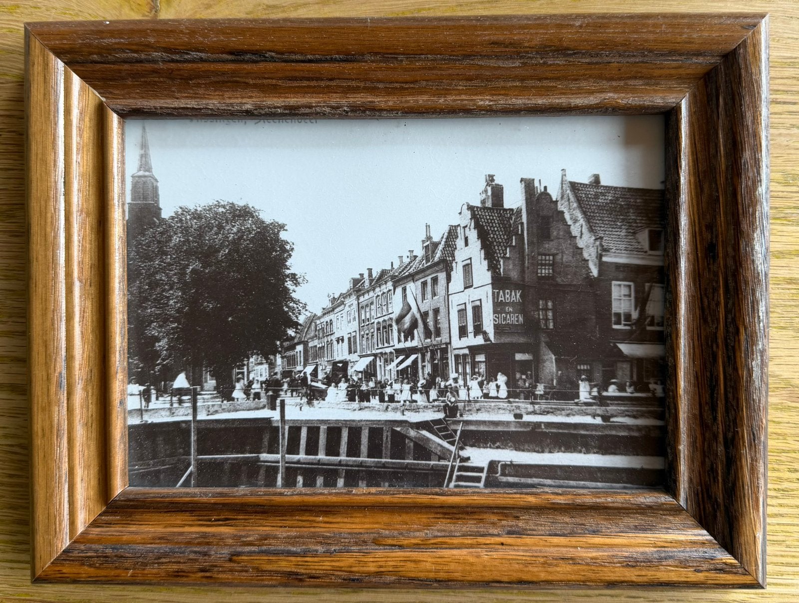 Oude foto Vlissingen Steenenbeer c.1900 - Foto Dert, Ophalen of Verzenden