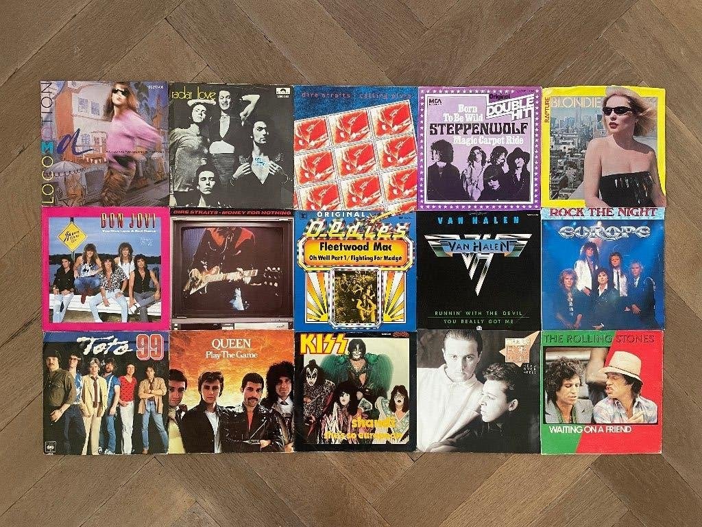 Partij 7 inch vinyl singles, Cd's en Dvd's, Vinyl Singles, Originele persing, 7 inch, Ophalen of Verzenden, Zo goed als nieuw