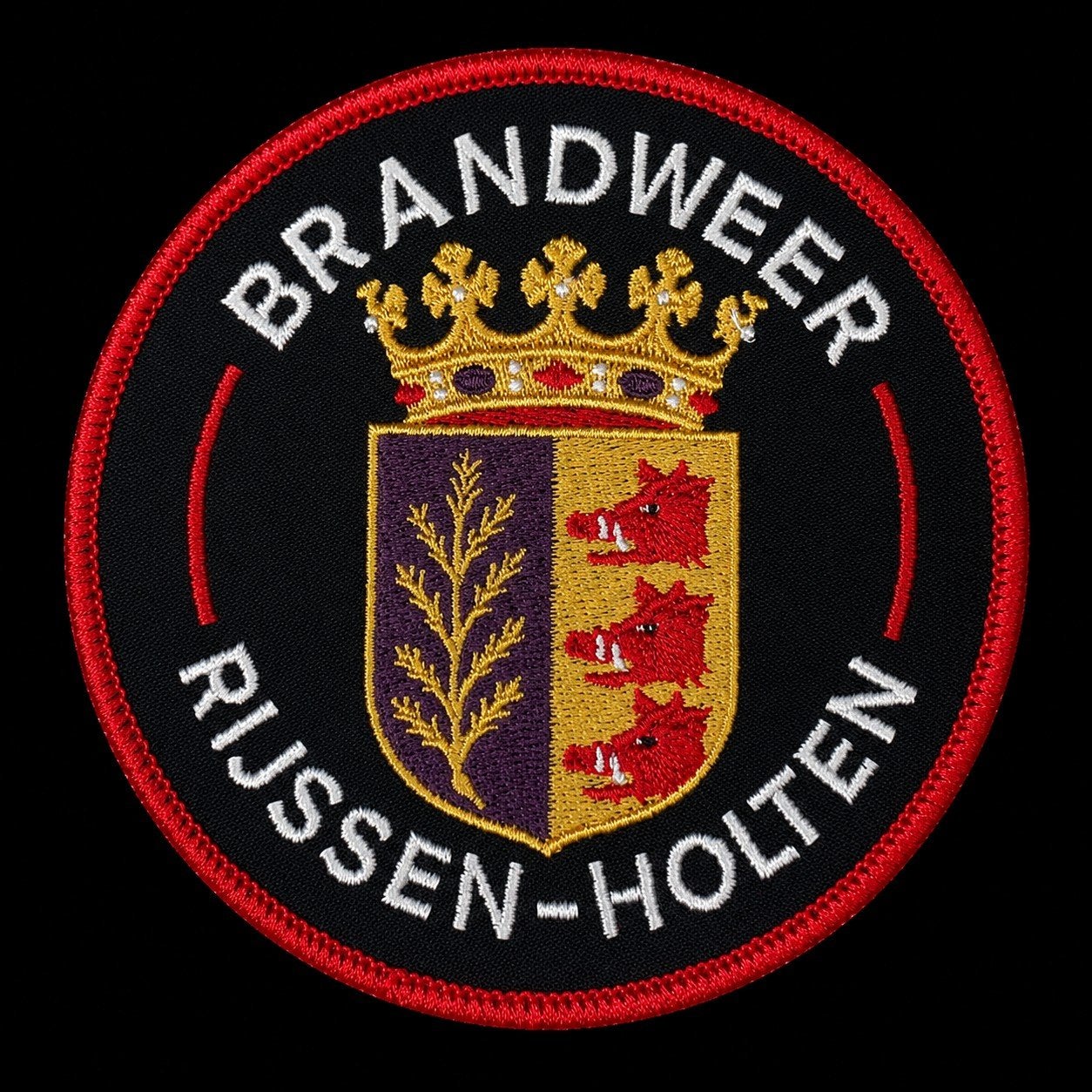 brandweer patch embleem Rijssen-Holten, Verzamelen, Ophalen of Verzenden, Nederland, Embleem of Badge