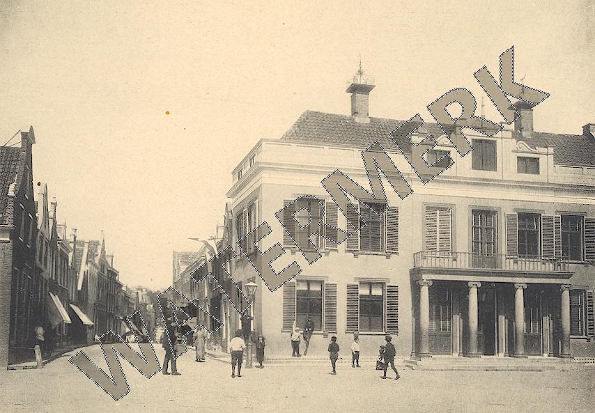 PURMEREND – Grote foto Kaasmarkt ca. 1900 (PH011), Gebruikt, Verzenden, Foto, Gebouw