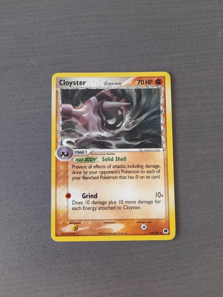 2006 dragon frontiers 14/101 cloyster, Ophalen of Verzenden, Gebruikt, Losse kaart