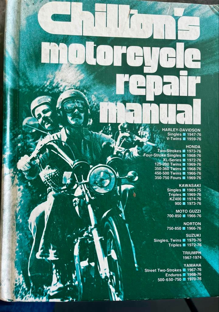 Chilton's Motorfiets Reparatie Handboek (Engels), Ophalen of Verzenden, Gelezen, Algemeen