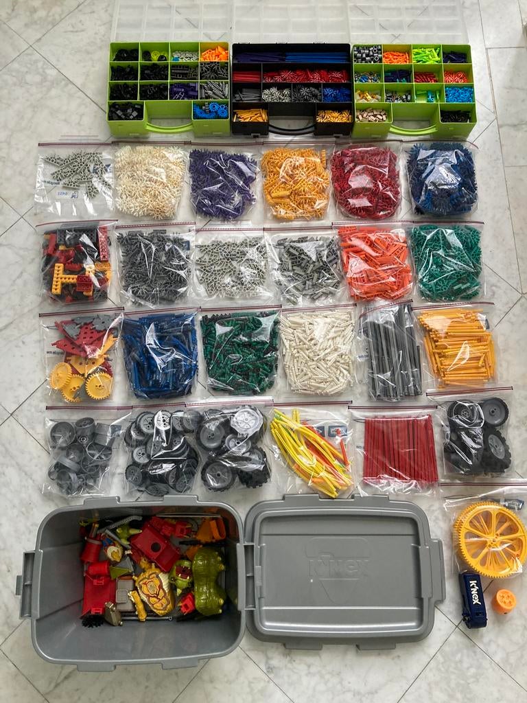 Zéér grote partij K’NEX ( knexx / knex ), Ophalen of Verzenden, Zo goed als nieuw, K'nex