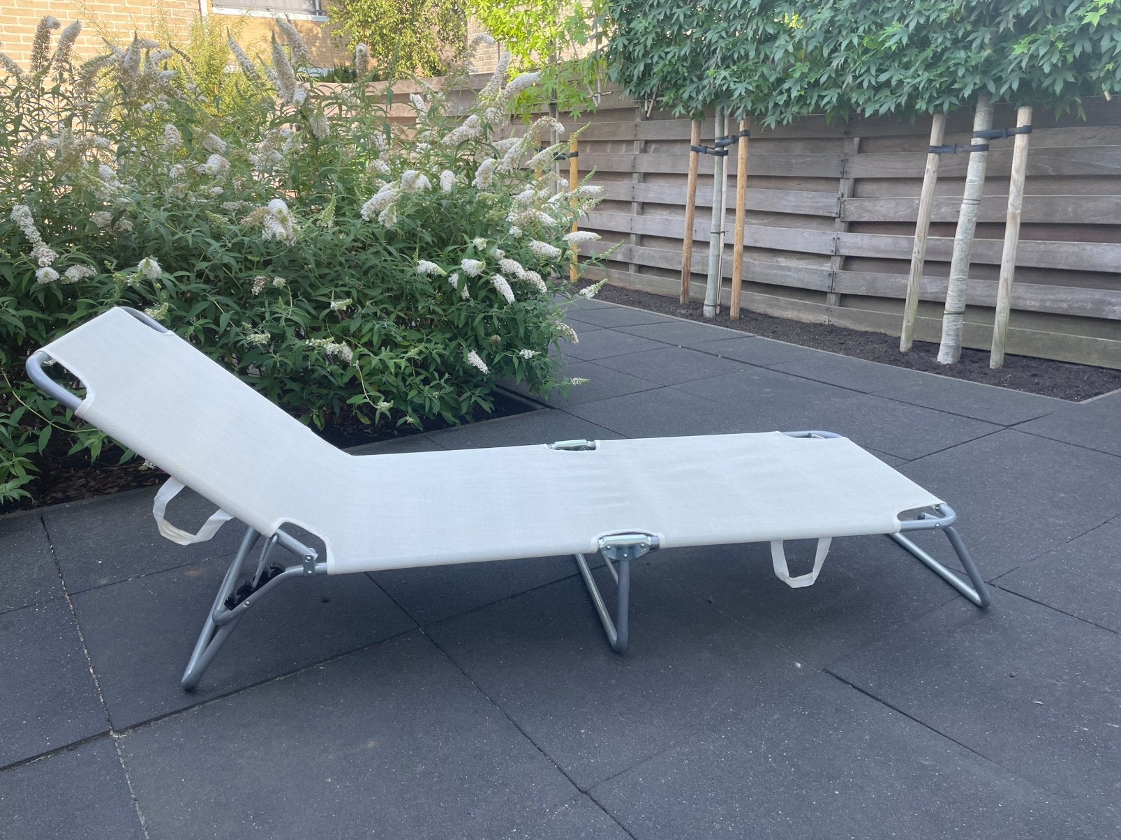 Ligbed Vouwbed Stretcher, Ophalen, Gebruikt, Aluminium