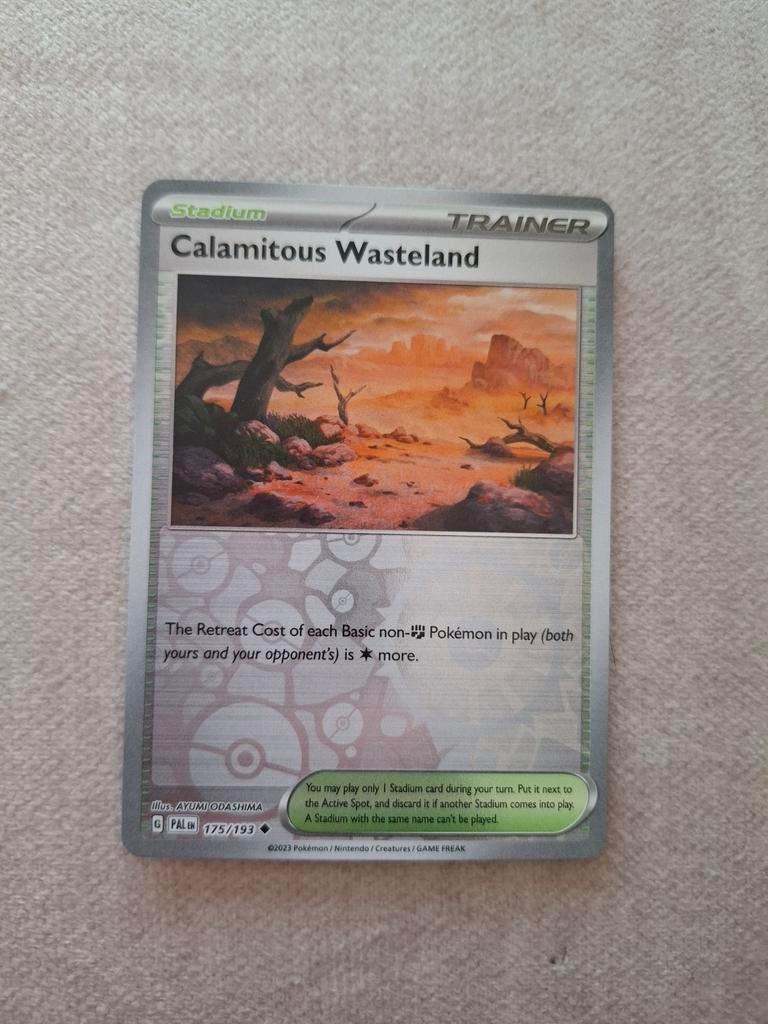Calamitous Wasteland 175/193 Paldea Evolved, Ophalen of Verzenden, Zo goed als nieuw
