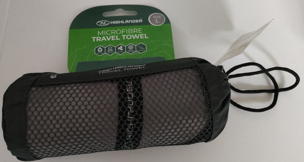 Highlander Microfibre Reishanddoek - Maat L (75x130 cm), Ophalen of Verzenden, Nieuw, Overige typen