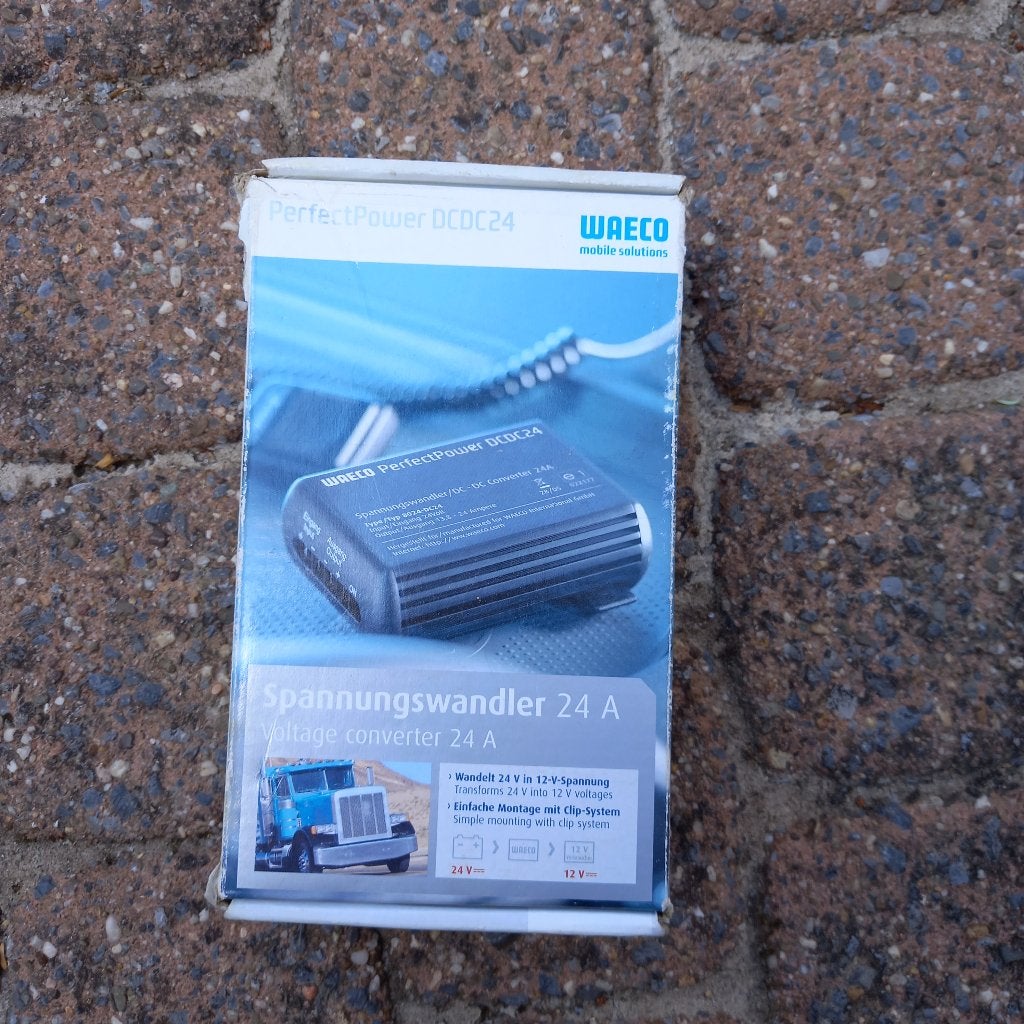 Waeco omvormer 24 volt naar 12 volt 24 Ampere, Ophalen of Verzenden, Nieuw