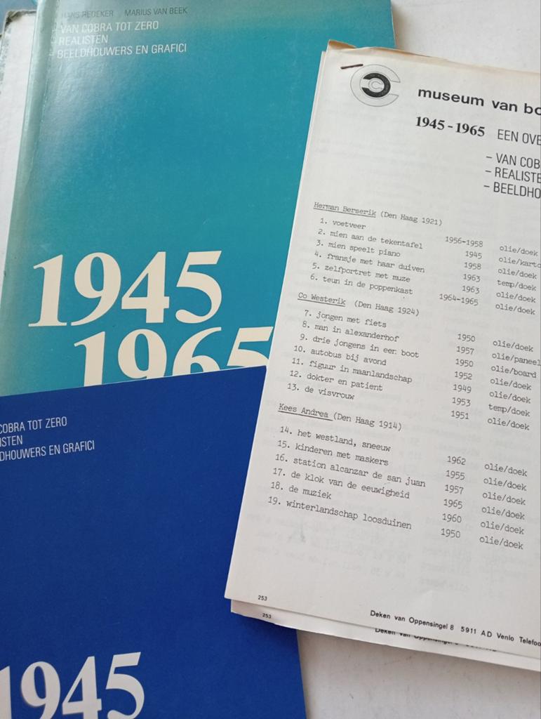 1945-65 Zero Cobra Realisten Beeldhouwers en Grafici, Ophalen of Verzenden, Gelezen