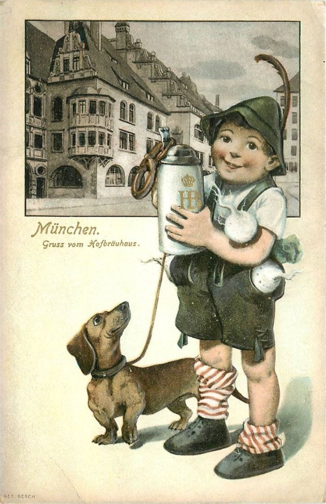 379-011-029 Munchen Hofbrauhaus, Verzenden, Voor 1920, Duitsland