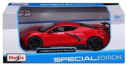 Maisto: 2020 Chevrolet Corvette Stingray Coupe 1:24, Hobby en Vrije tijd, Modelauto's | 1:24, Maisto, ., Nieuw, Ophalen of Verzenden