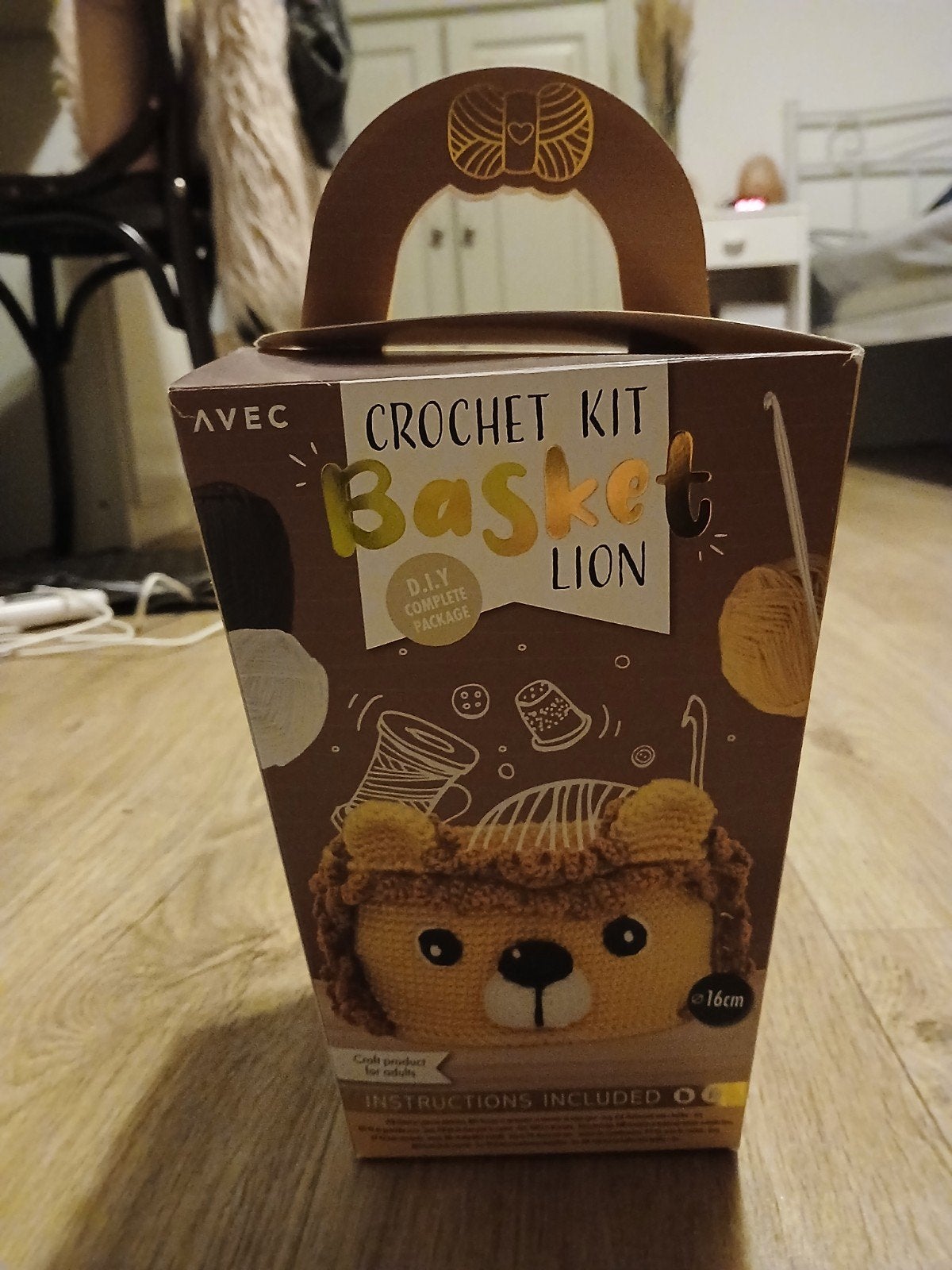 haakpakket leeuw, Hobby en Vrije tijd, Ophalen, Haken, Patroon of Boek