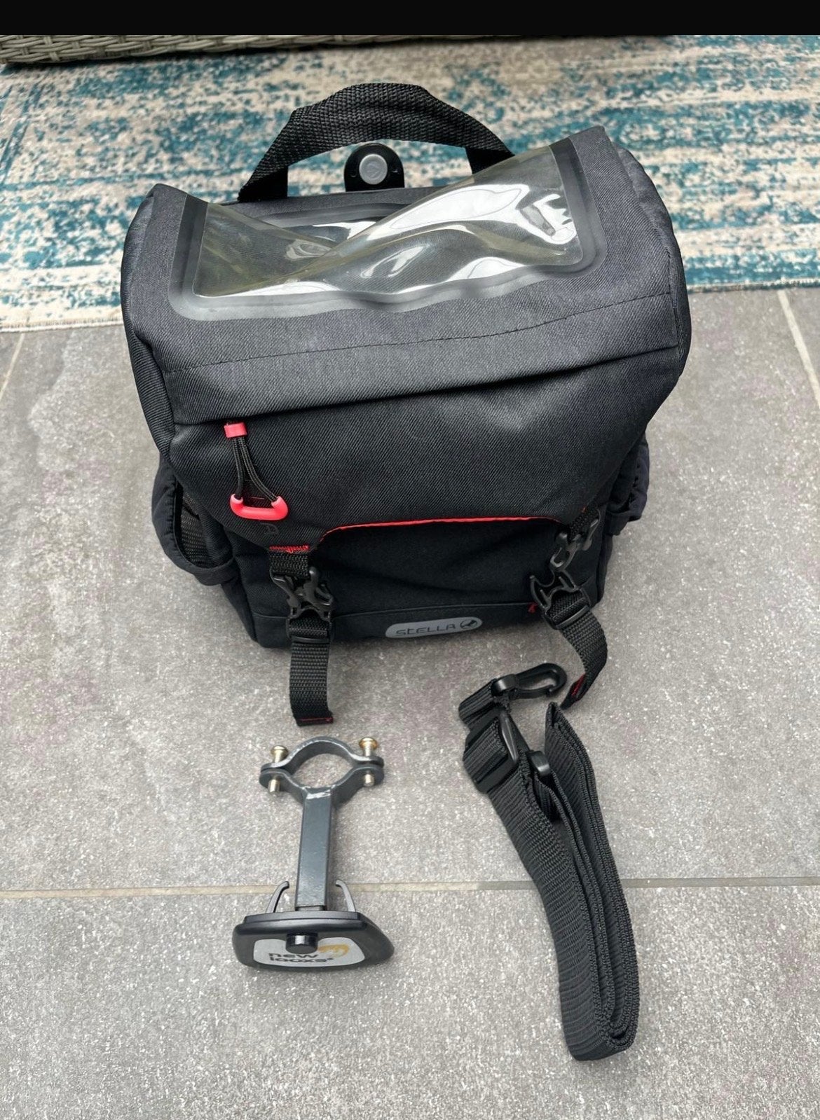 Stella fietsstuurtas met telefoonhouder en bevestiging, Fietsen en Brommers, Ophalen of Verzenden, Gebruikt