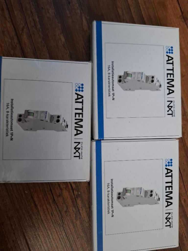 Automaten schakelaars nieuw 6 stuks, Ophalen of Verzenden, Nieuw, Schakelaar