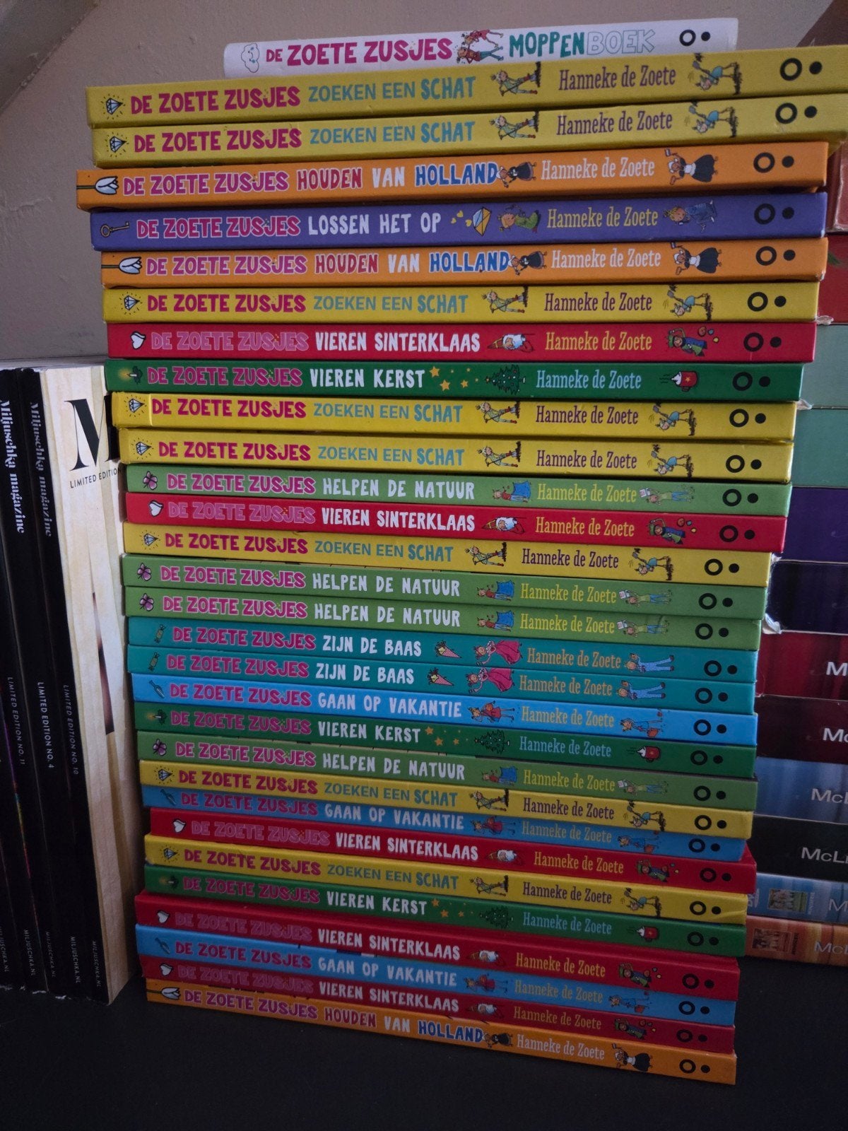 De Zoete Zusjes - Grote verzameling boeken, Boeken, Ophalen of Verzenden, Zo goed als nieuw