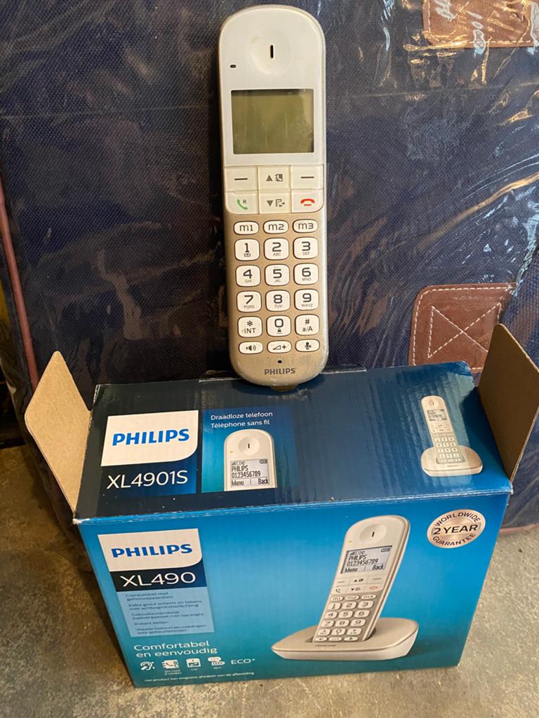 Telefoon Philips  compleet, Ophalen of Verzenden, Zo goed als nieuw, 1 handset