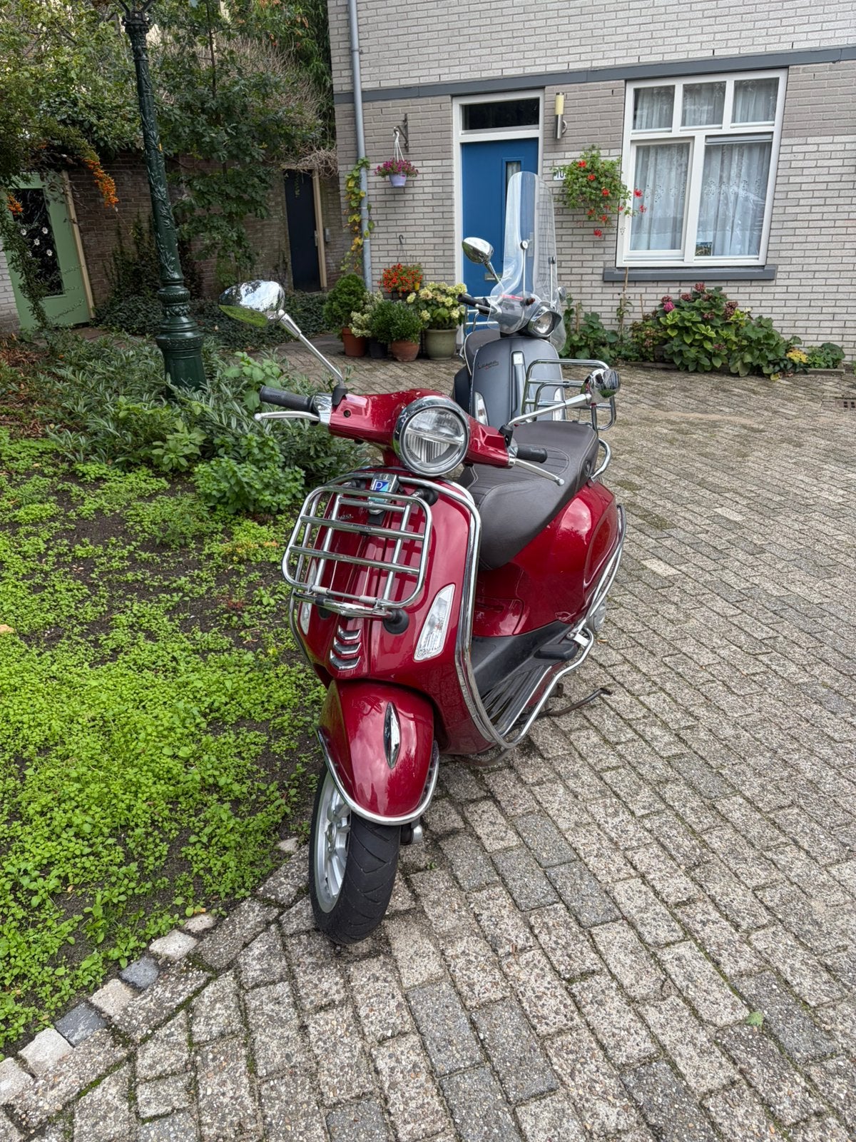 Bordeaurode Vespa Primavera Touring 2018 (geel kenteken), Ophalen, Gebruikt, Overige modellen, Maximaal 45 km/u