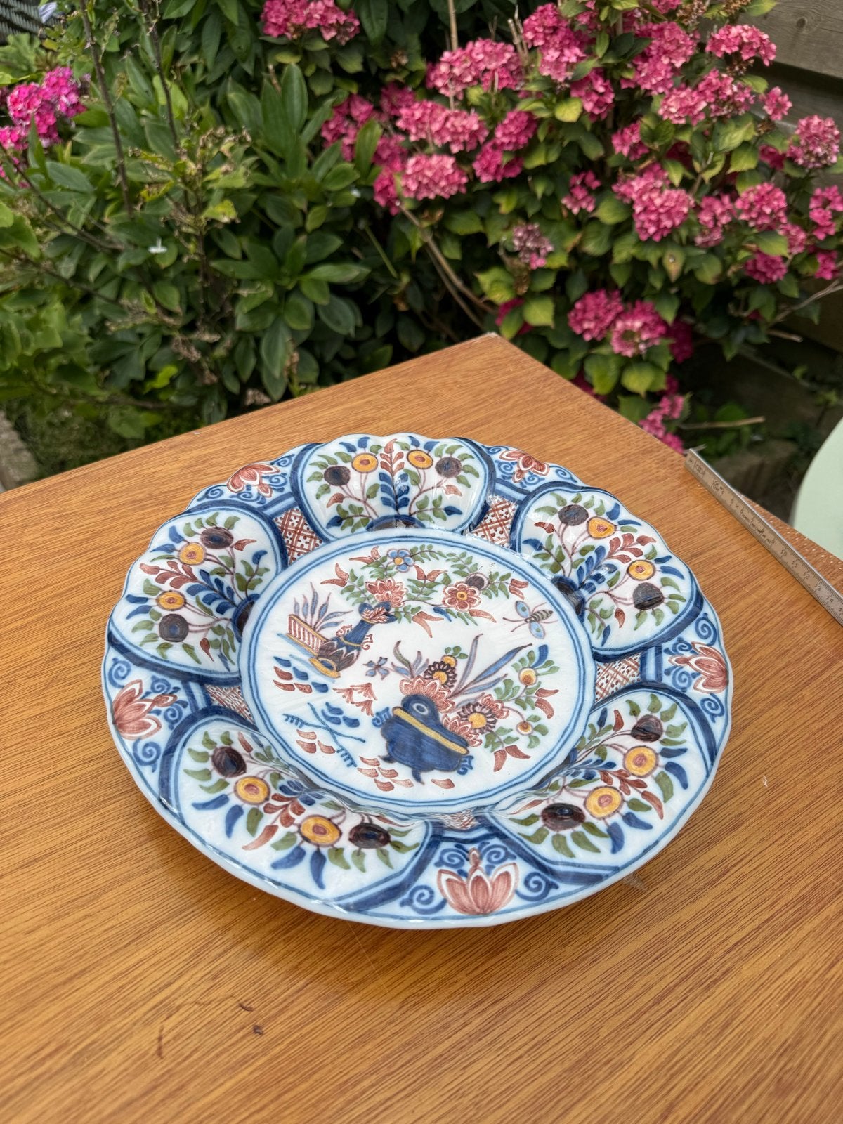 porseleinen bord, handgeschilderd, Ophalen