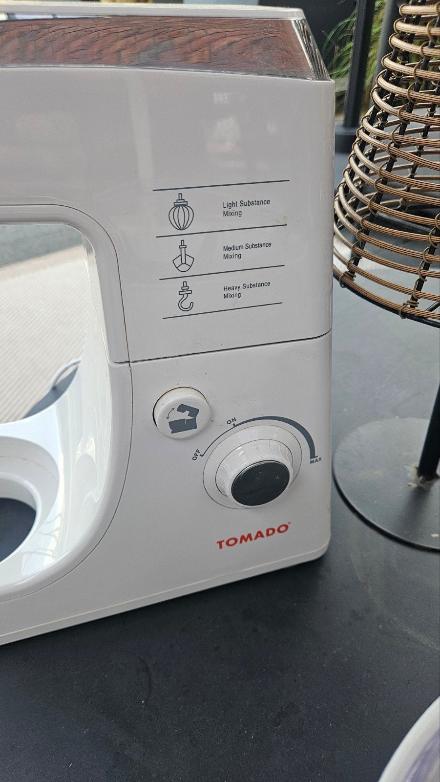 Tomado Keukenmachine - Wit - gebruikt, 3 tot 4 liter, Ophalen, Gebruikt, 3 snelheden of meer