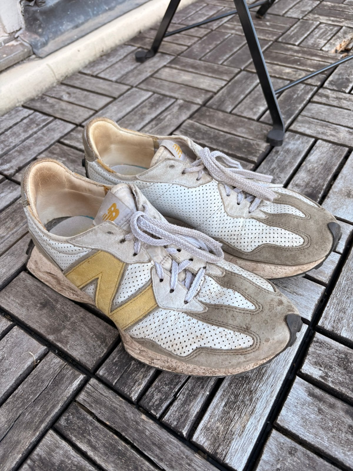 Sneakers New Balance, Ophalen, Gedragen