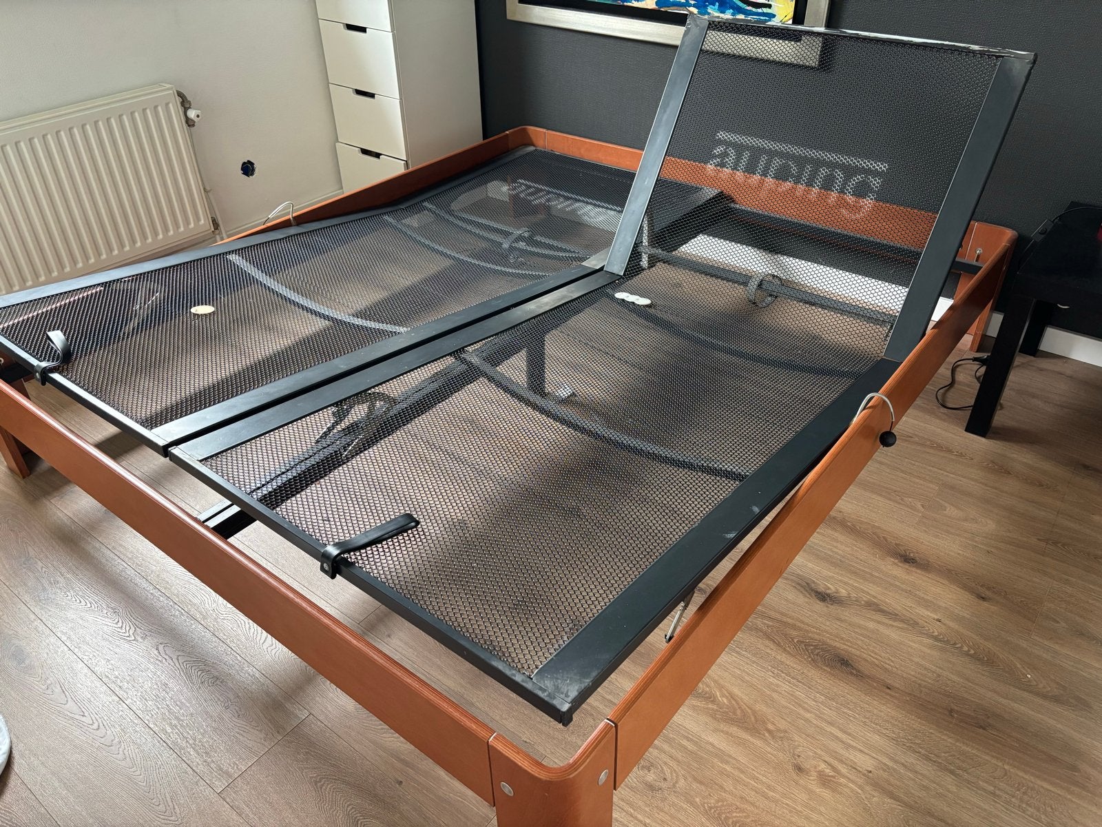 Auping bedframe 180x210 cm met verstelbare spiralen, Huis en Inrichting, Slaapkamer | Bedden, Ophalen, 210 cm, Tweepersoons, 180 cm