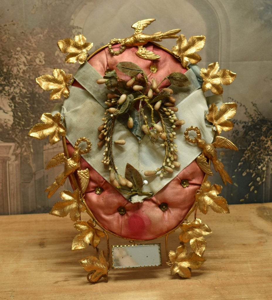 Oud Frans Bruidsstoeltje. "Uit Aletta's Tijd", Antiek en Kunst, Ophalen of Verzenden