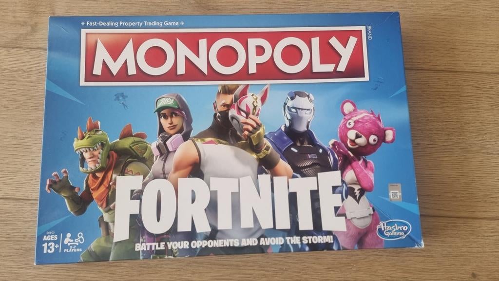 Monopoly Fortnite Editie Bordspel, Vijf spelers of meer, Ophalen of Verzenden, Zo goed als nieuw, Hasbro Gaming