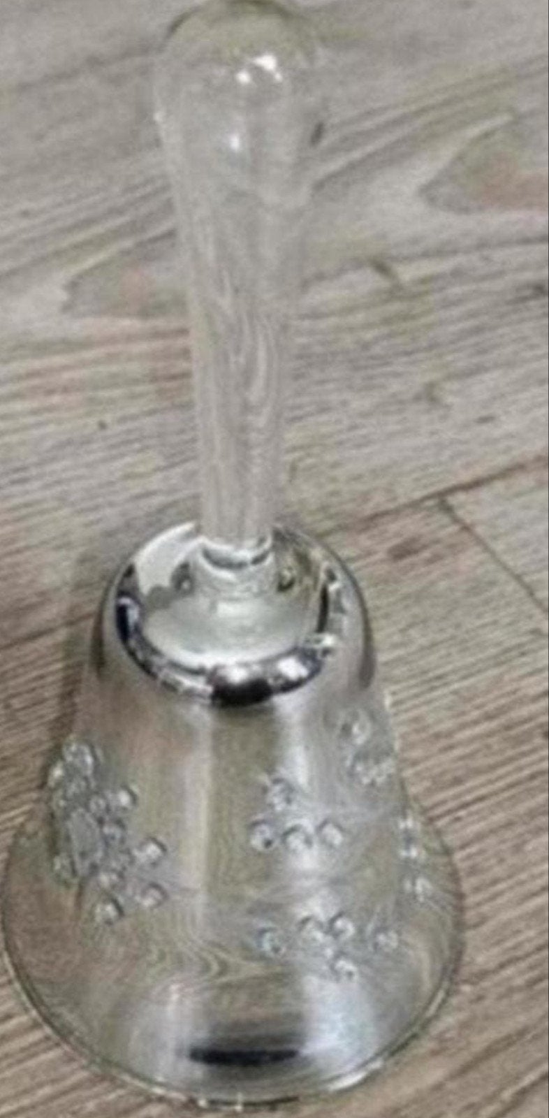 🔔zilverkleurige tafelbel🔔, Ophalen of Verzenden, Zo goed als nieuw