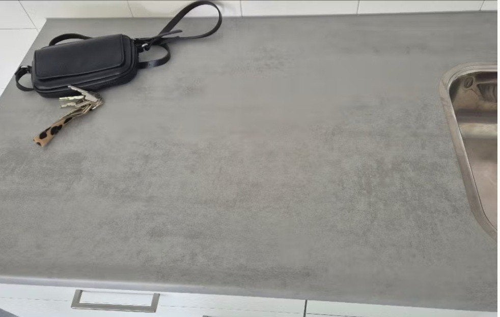 Nieuw aanrechtblad/werkblad Bruynzeel (grijs), Ophalen, 150 tot 200 cm, Nieuw, Minder dan 100 cm