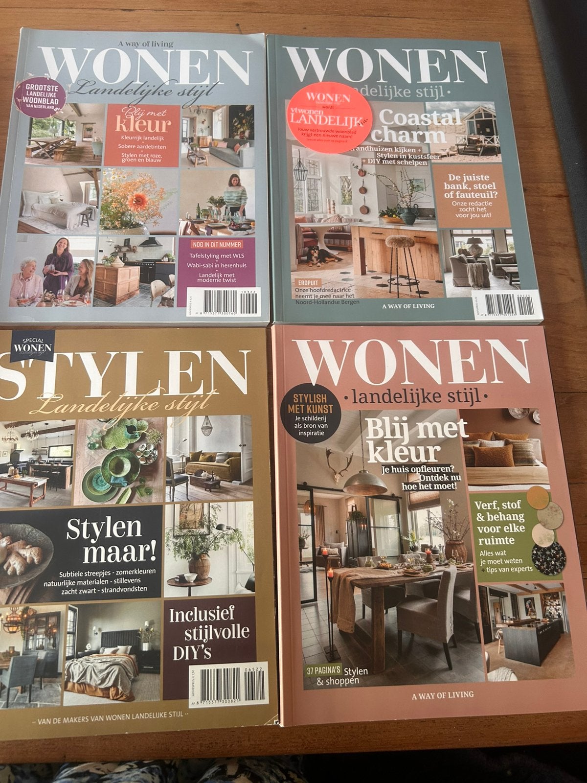 Wonen landelijke stijl 4 nummers, Ophalen of Verzenden, Zo goed als nieuw, Interieur en Design