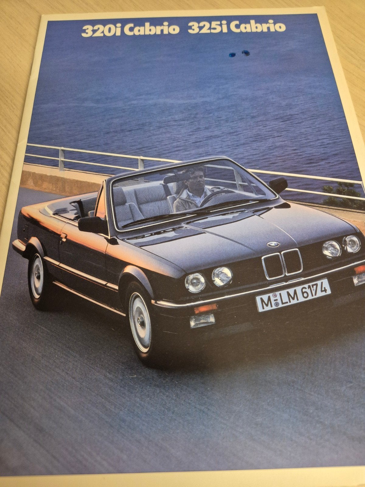 1989 dikke BMW e30 3 serie cabrio folder 320i 325i automaat, Ophalen of Verzenden, Zo goed als nieuw, BMW