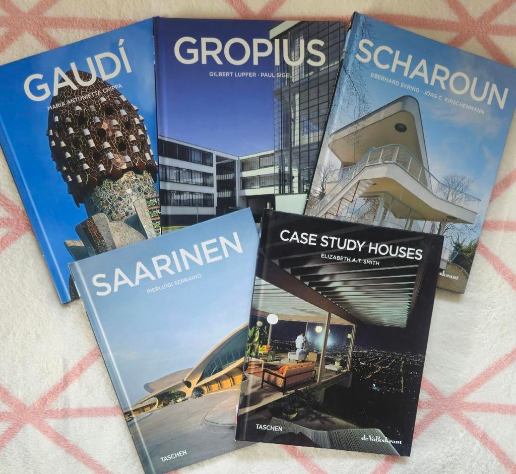 WERELDARCHITECTEN Taschen hardcover Nederlands 5 delen, Ophalen of Verzenden, Zo goed als nieuw, Architecten