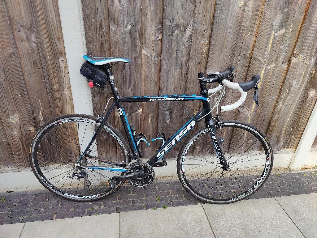 racefiets sensa romagna, shimano 105 groep, carbon voorvork, Aluminium, Zo goed als nieuw, Meer dan 20 versnellingen, Ophalen