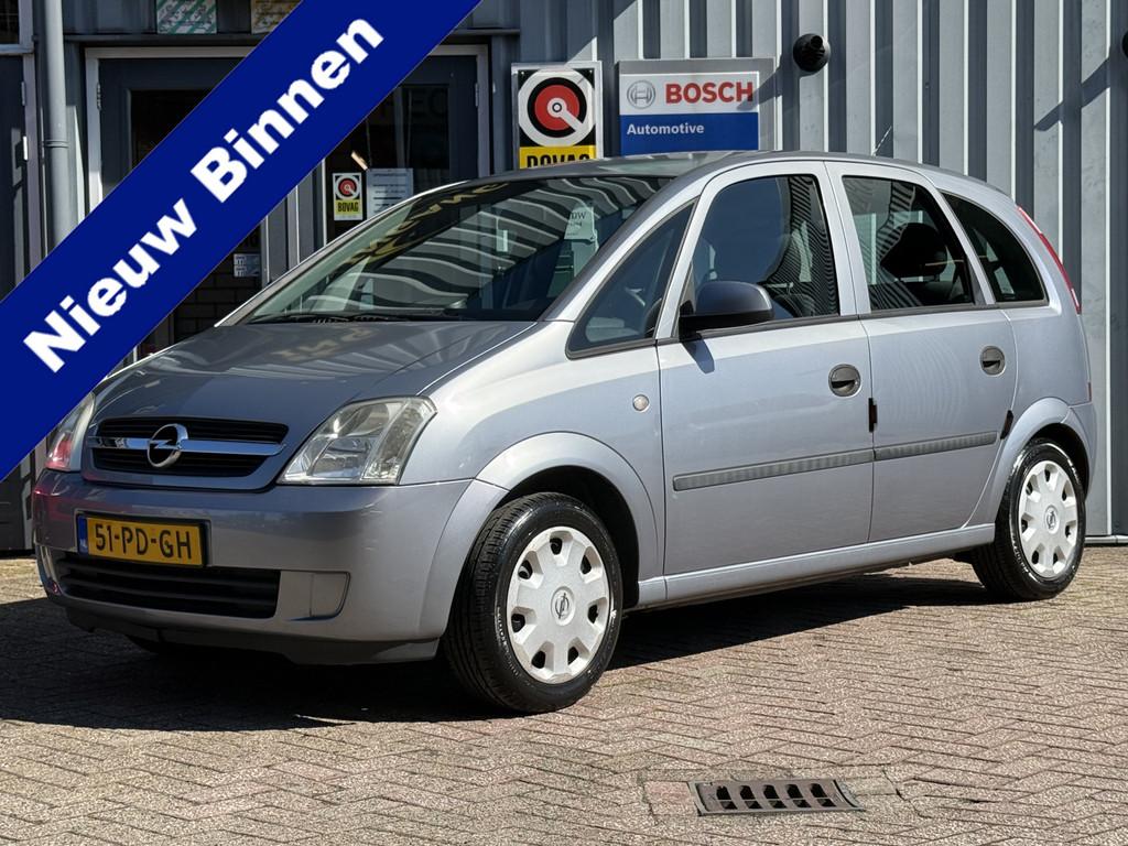 Opel Meriva 1.6 Enjoy | 100% ONDERHOUDEN! | NW APK | TREKHAA, Stof, Zwart, 4 cilinders, Origineel Nederlands